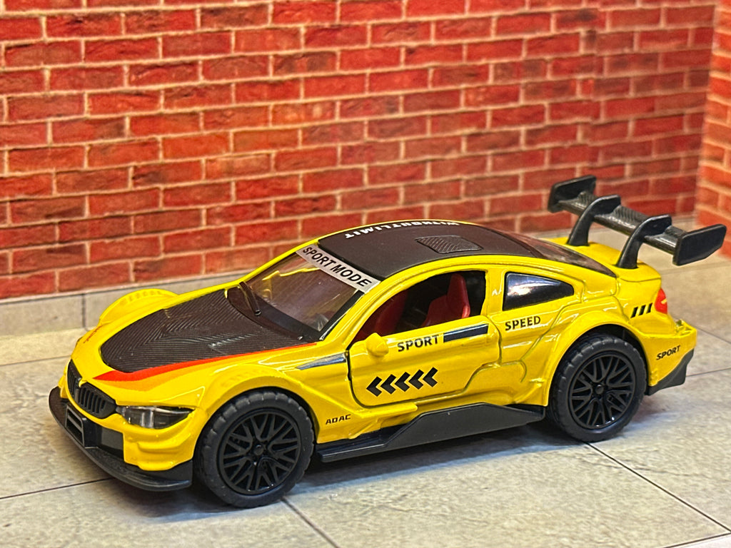 BMW M4 DTM (G82)1:36 Scale Yellow Black
