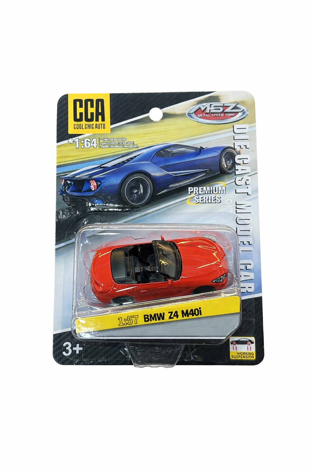 CCA BMW Z4 M40i Diecast Car 1:57 Scale