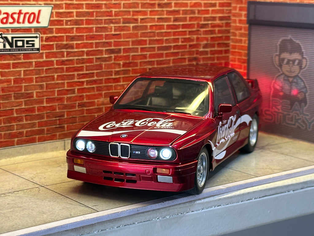 BMW M3 E30 COCOCOLA EDITION 1:24 SCALE