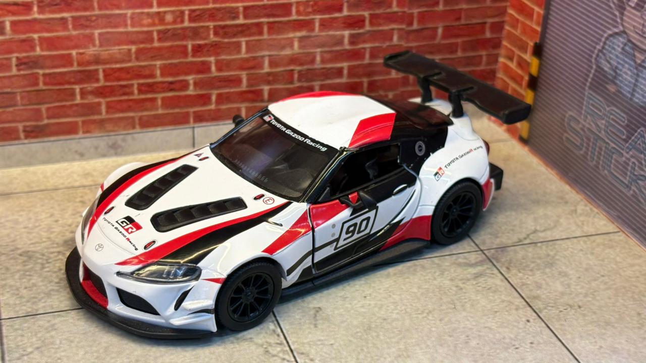 Kinsmart Official LicensedToyota GR Supra (A90) Gazoo Racing Edition – 1:36 Scale