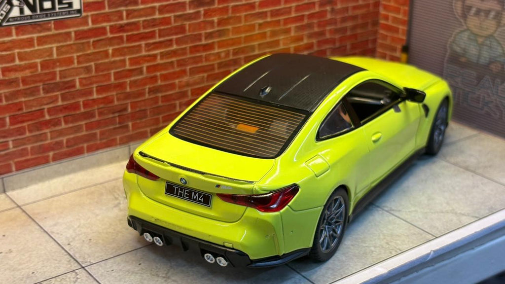 CCA 1:23 Scale BMW M4 Coupe - Official Licensed Diecast Model (Sao Paulo Yellow)