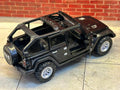 JEEP WRANGLER OPEN ROOF 1:36 SCALE BLACK