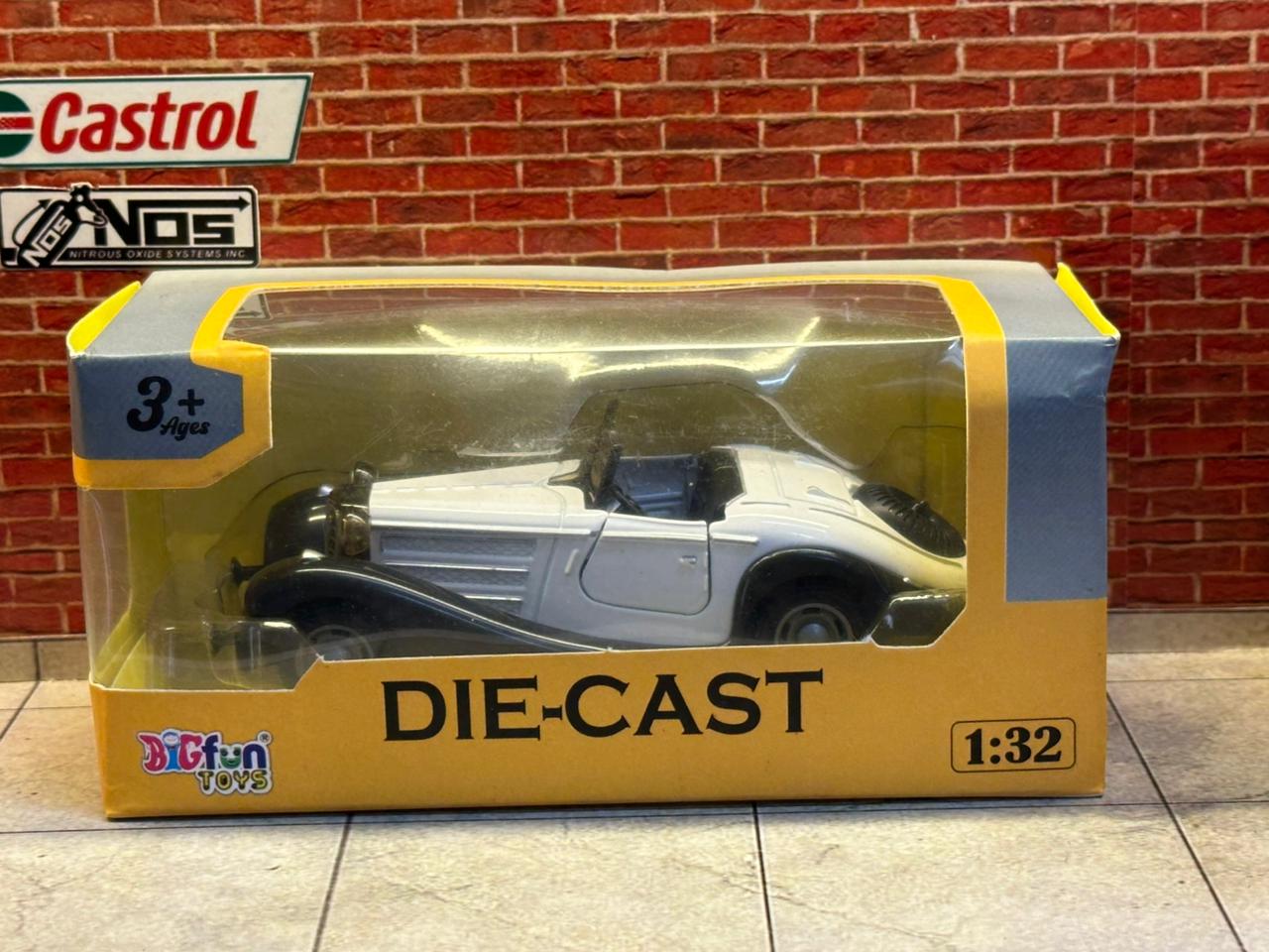Mercedes-Benz 500K Special Roadster 1930s - Premium Vintage Diecast (Openable Doors) 1:36 SCALE