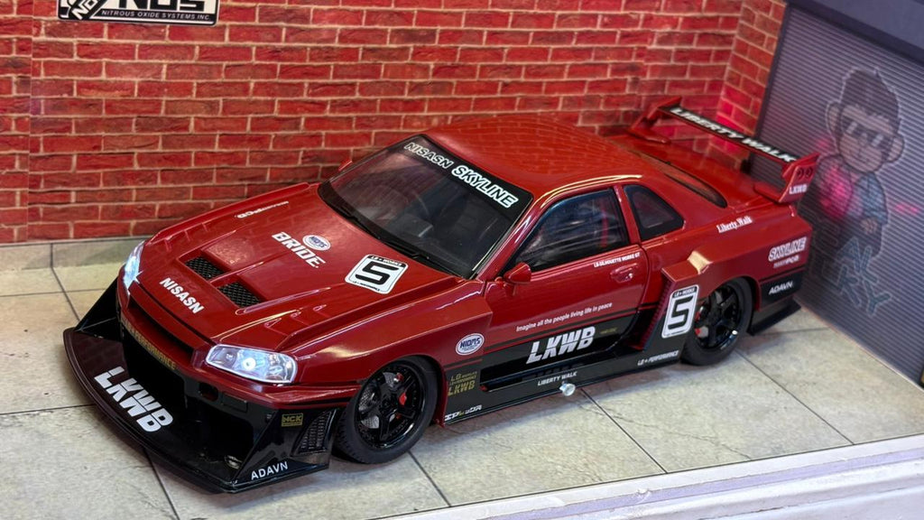 Nissan Skyline GT-R R34 1:24 SCALE