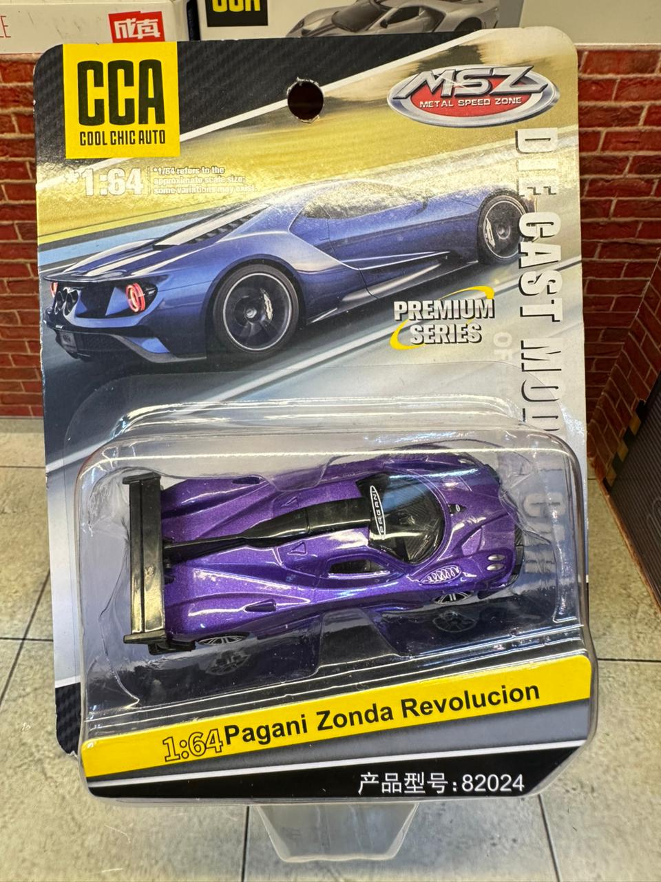 CCA 1:64 Pagani Zonda Revolucion  Metallic Purple