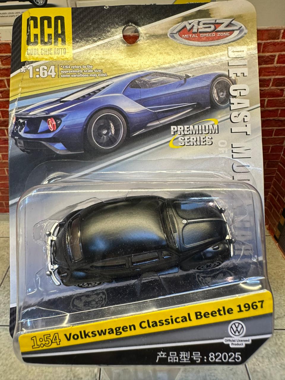 CCA OFFICIAL LICENSED VOLKSWAGEN CLASSICAL BEETLE 1:64