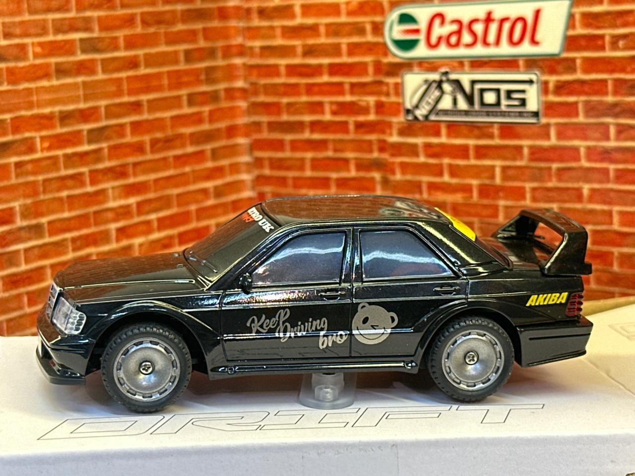 Whoosh Classic Legends Mercedes 190 E Evo II Drift 1:43 Hobby grade RC Car | 25KM/H | 4WD