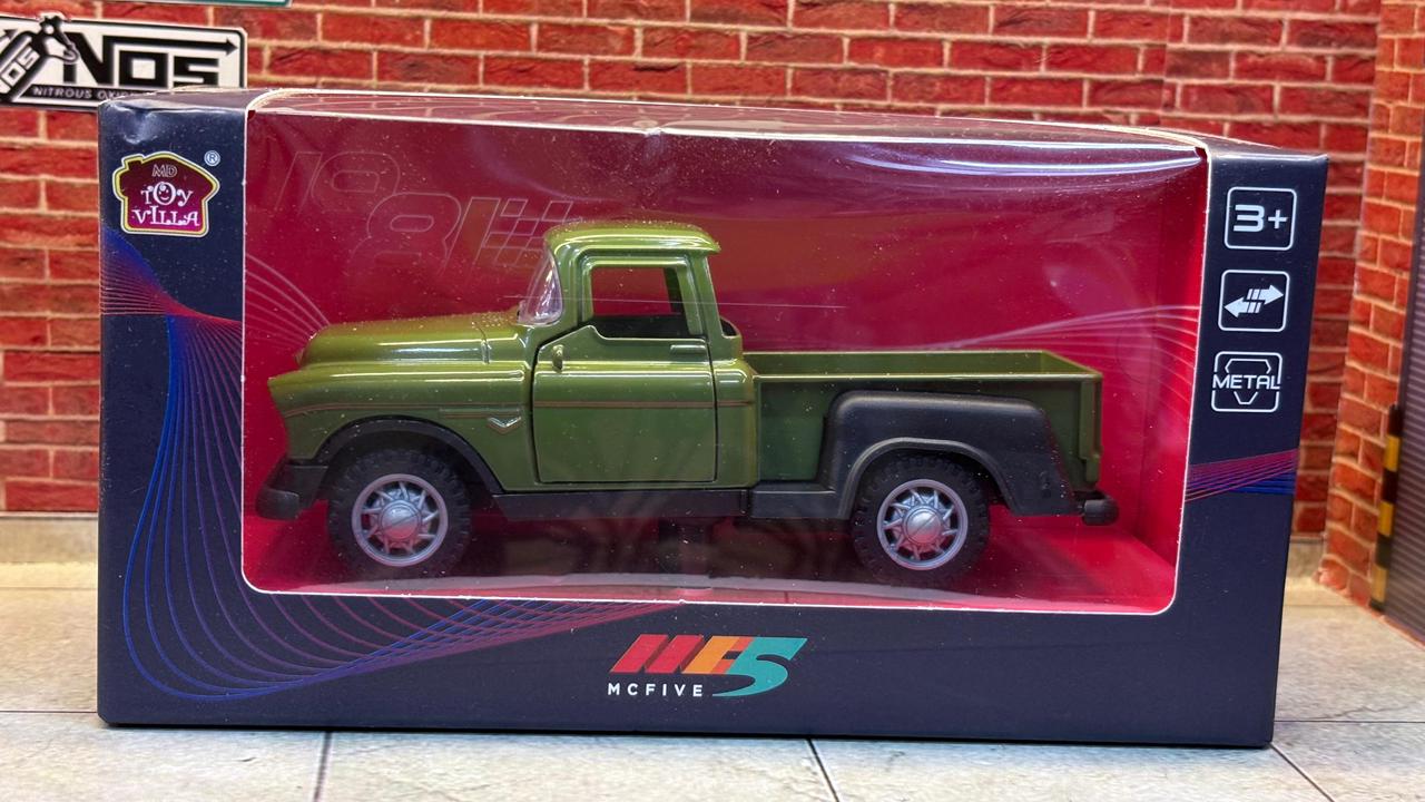 1955 CHEVROLET 3100 STEPSIDE VINTAGE PICKUP TRUCK 1:36 SCALE