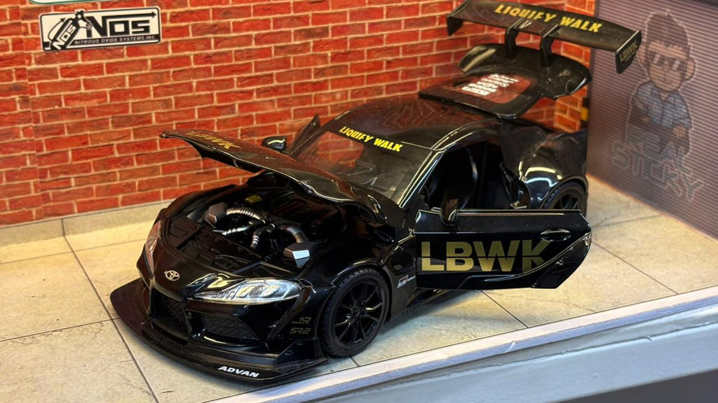 Toyota GR Supra (A90) Liberty Walk (LBWK) 1:24 Scale