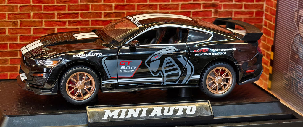 Shelby GT500 Super Snake Edition – 1:32 Scale Diecast Model with Light & Sound