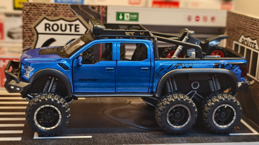 Ford Raptor 1:28 Scale with Detachable Bike