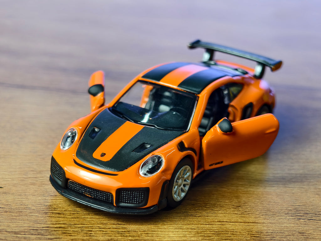 Official Licensed Burago PORSCHE 911 GT2 RS 1:64 Doors Openable Premium Detailing