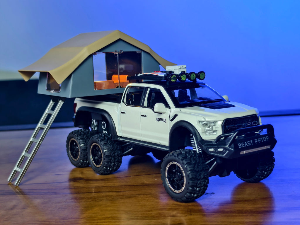Ford Raptor F-150 Camper 1:24 Scale