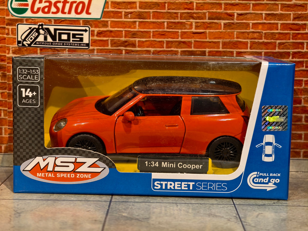 MSZ Official Licensed Mini Cooper 1:34 Scale