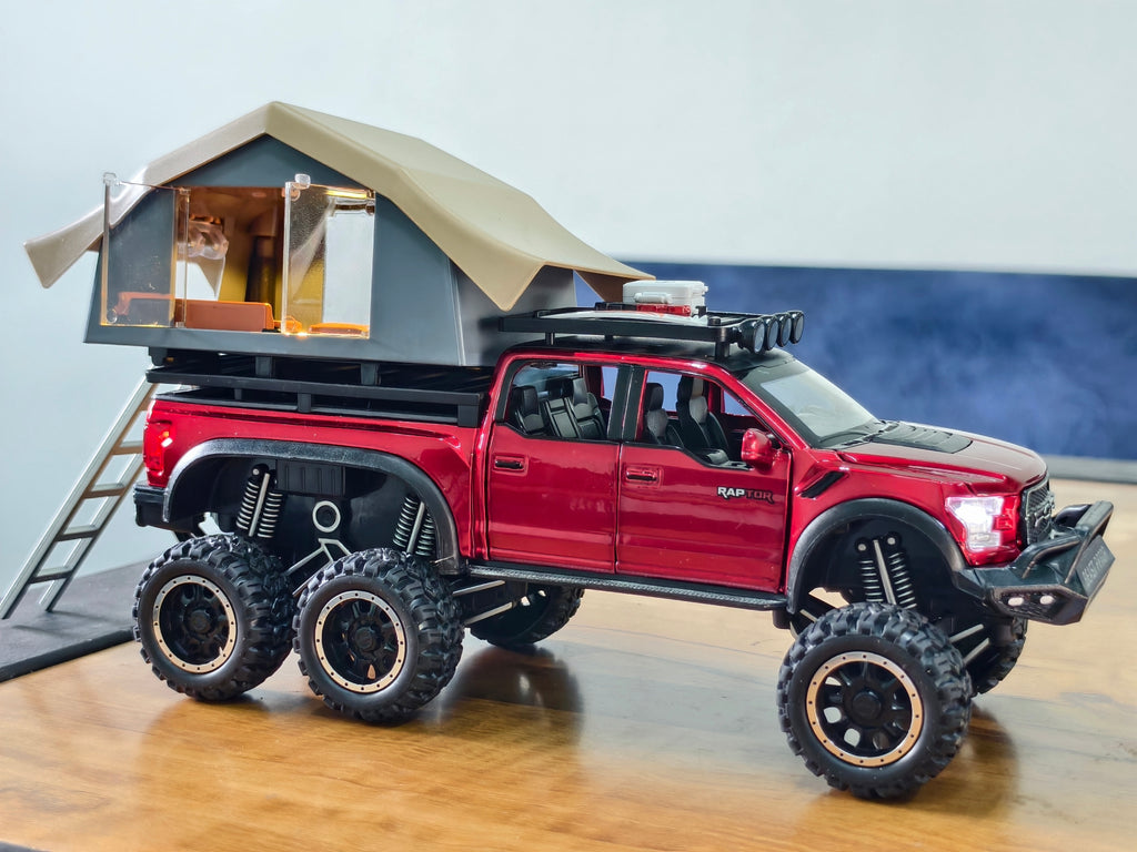 Ford Raptor F-150 Camper 1:24 Scale