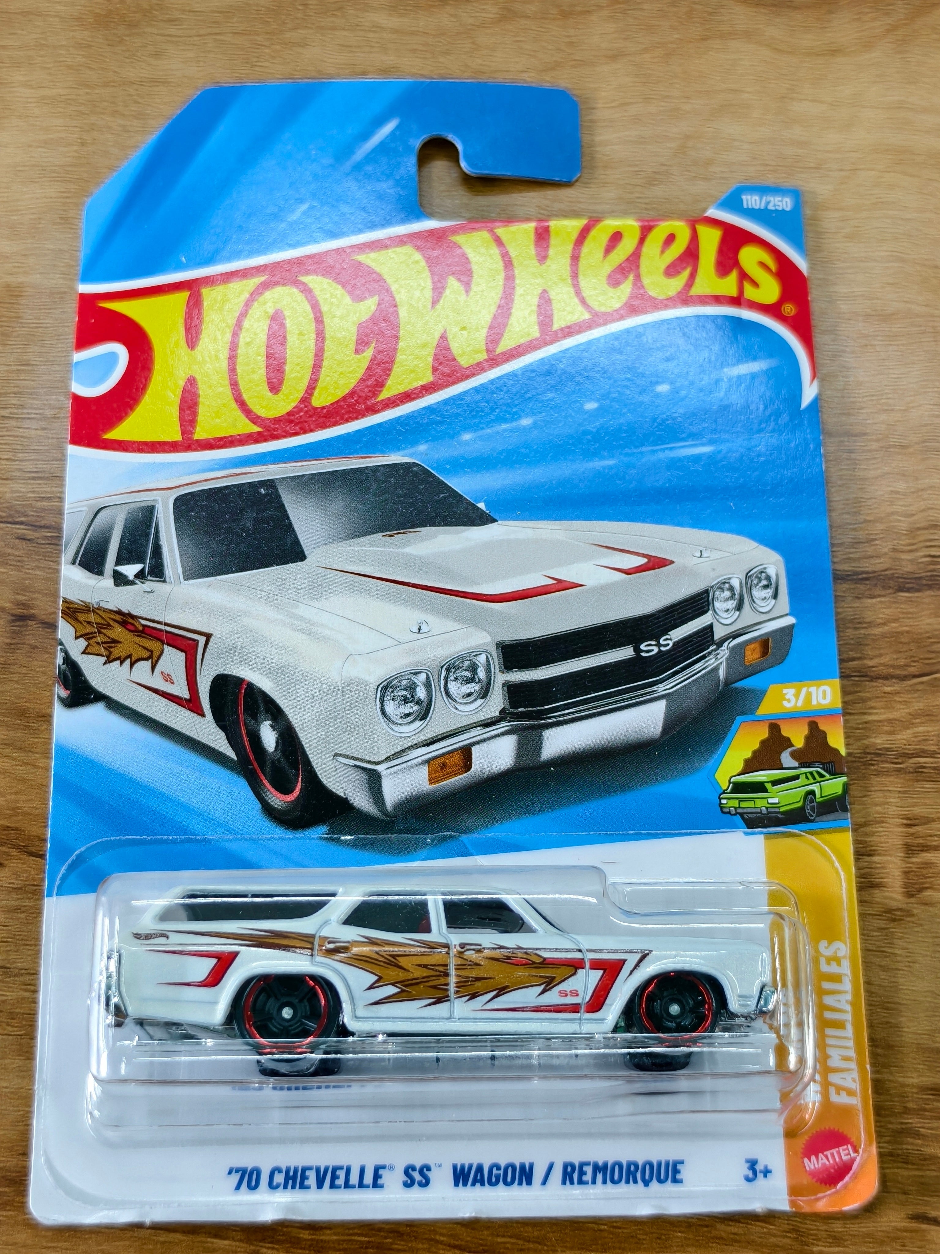 70 CHEVELLE SS WAGON / REMORQUE Imported Hotwheels