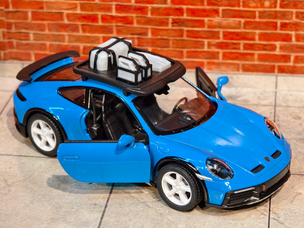 Kinsmart Official Licensed PORSCHE 911 RALLYE with Roof Rack 1:36 Scale