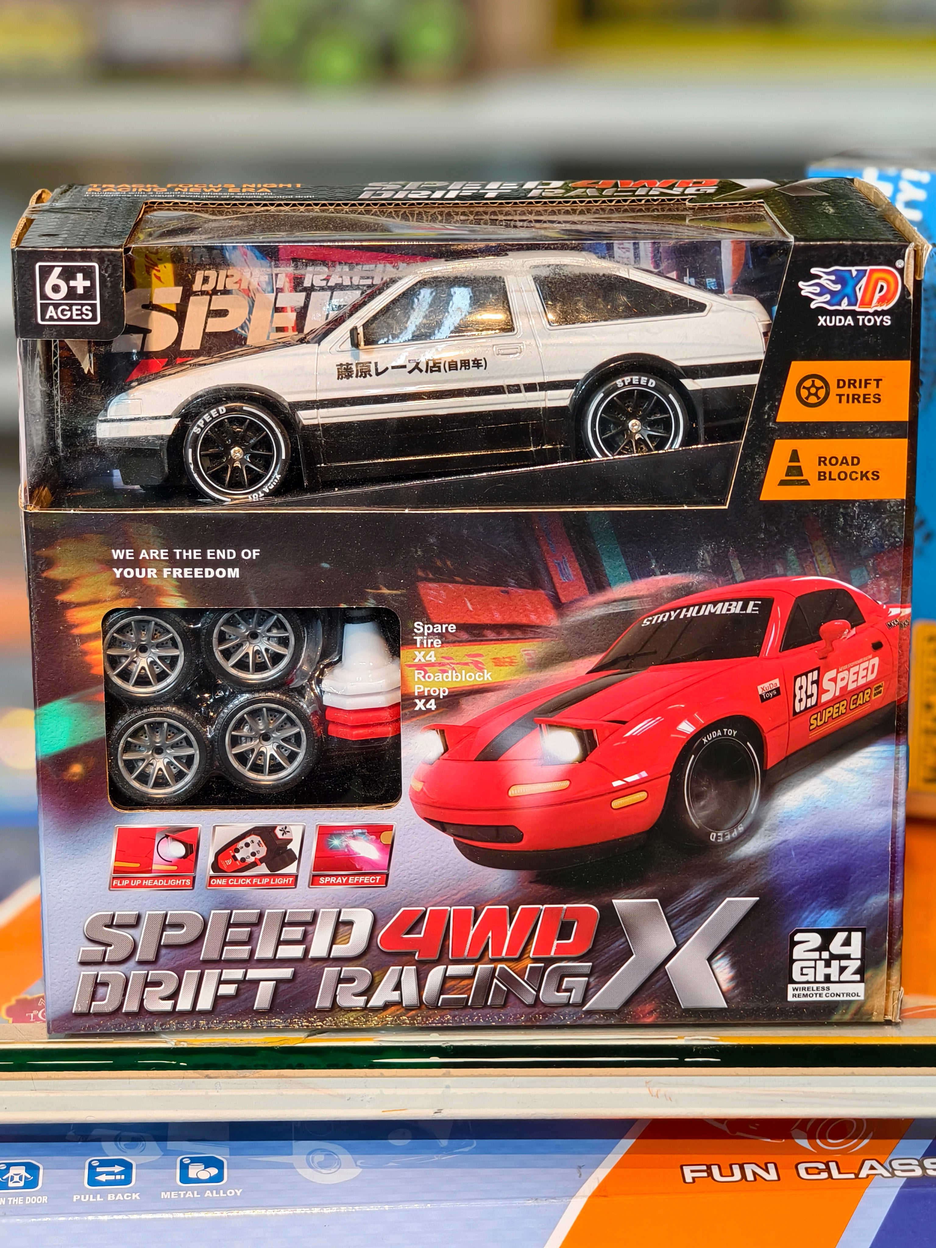 Retro Pop-Up Legends Drift RC Cars 1:16 Scale