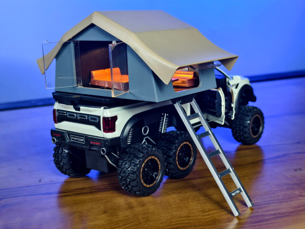 Ford Raptor F-150 Camper 1:24 Scale