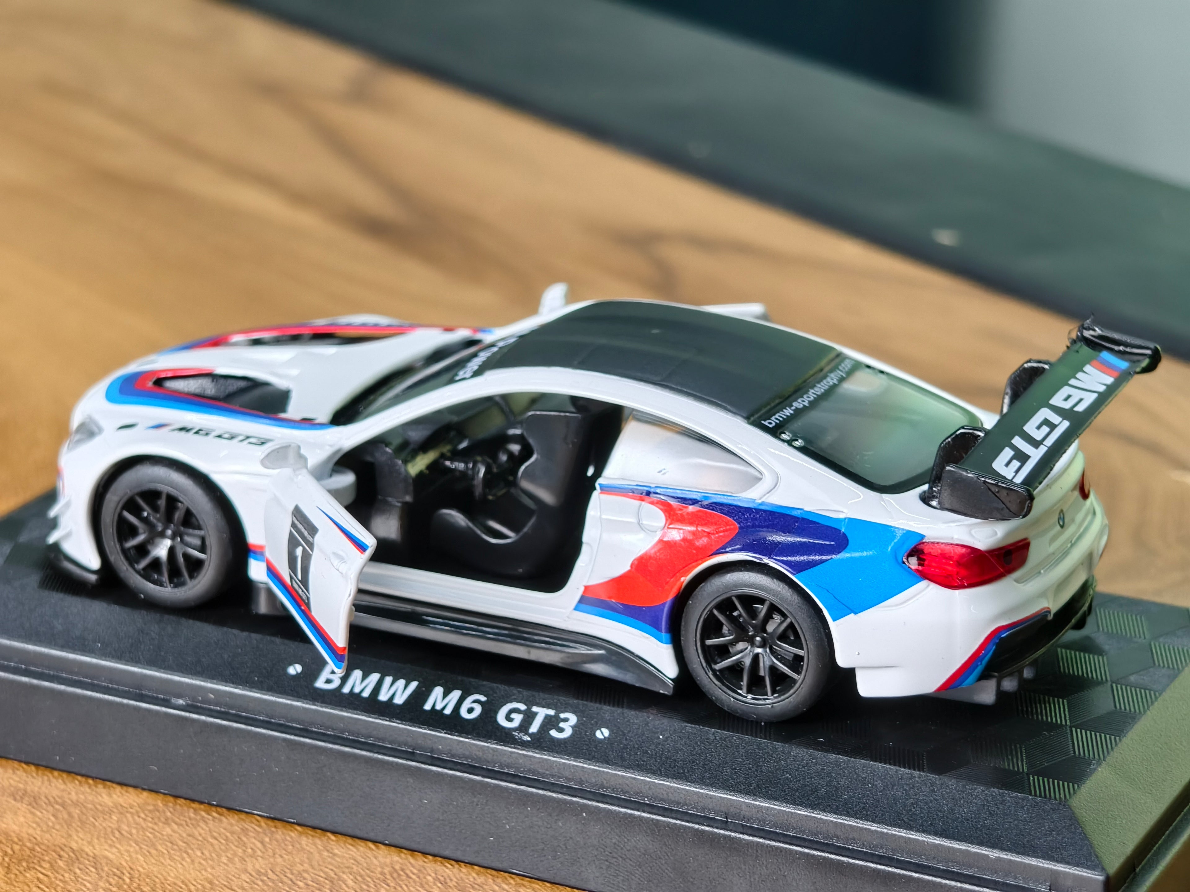 CCA Official Licensed BMW M6 GT3 1:44 Scale in Acrylic Box