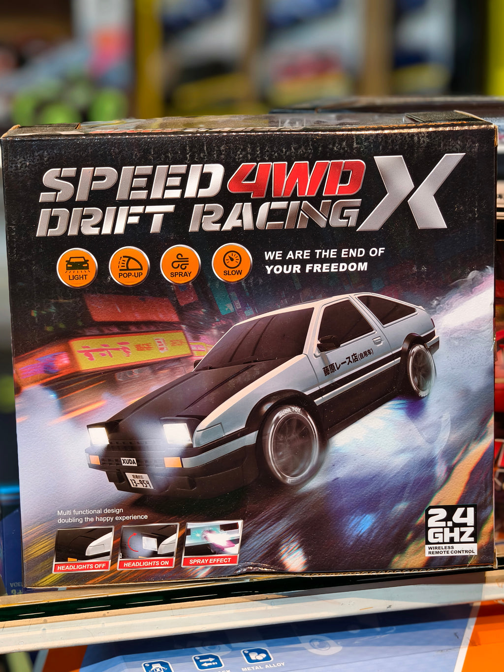 Retro Pop-Up Legends Drift RC Cars 1:16 Scale