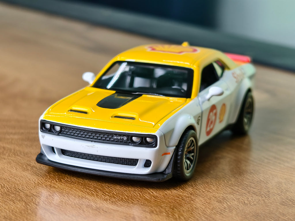 CCA Official Licensed 2022 Dodge Challenger SRT Jail Break Edition 1:44 Scale in Acrylic Box