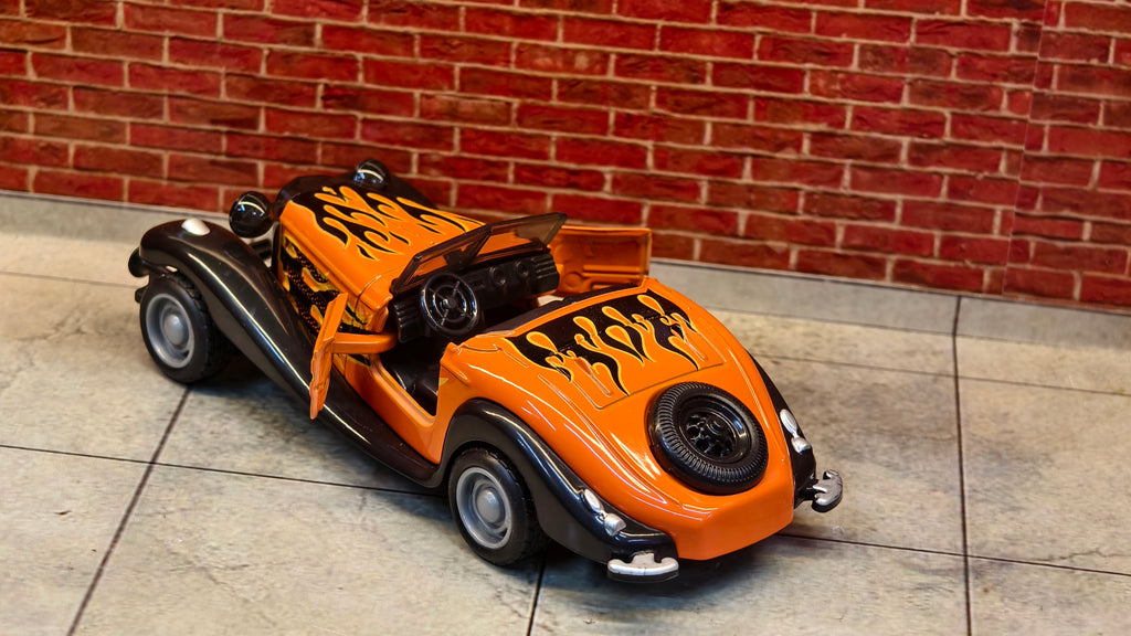 Vintage 1930s-style Roadster Mercedes-Benz 500K 1:36 Scale with Foldable Stand Box piece