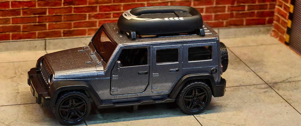 Jeep Wrangler Rubicon (Grey) 1:39 Scale Offroad