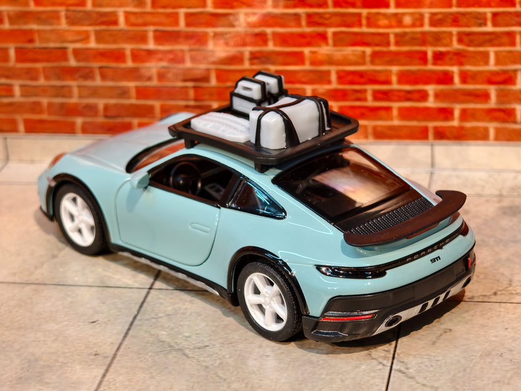 Kinsmart Official Licensed PORSCHE 911 RALLYE with Roof Rack 1:36 Scale