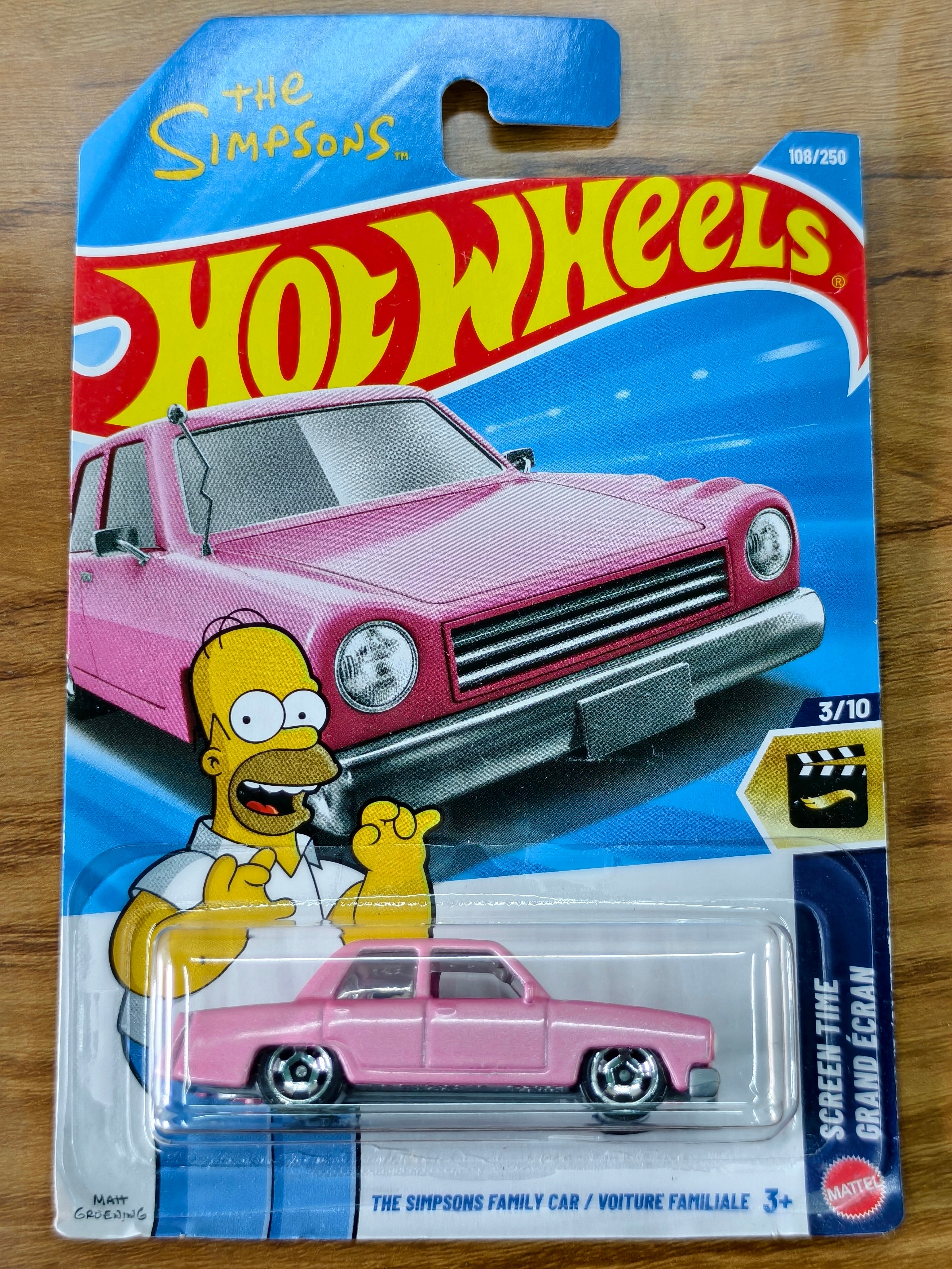 THE SIMPSONS FAMILY CAR / VOITURE FAMILIALE Imported Hotwheels