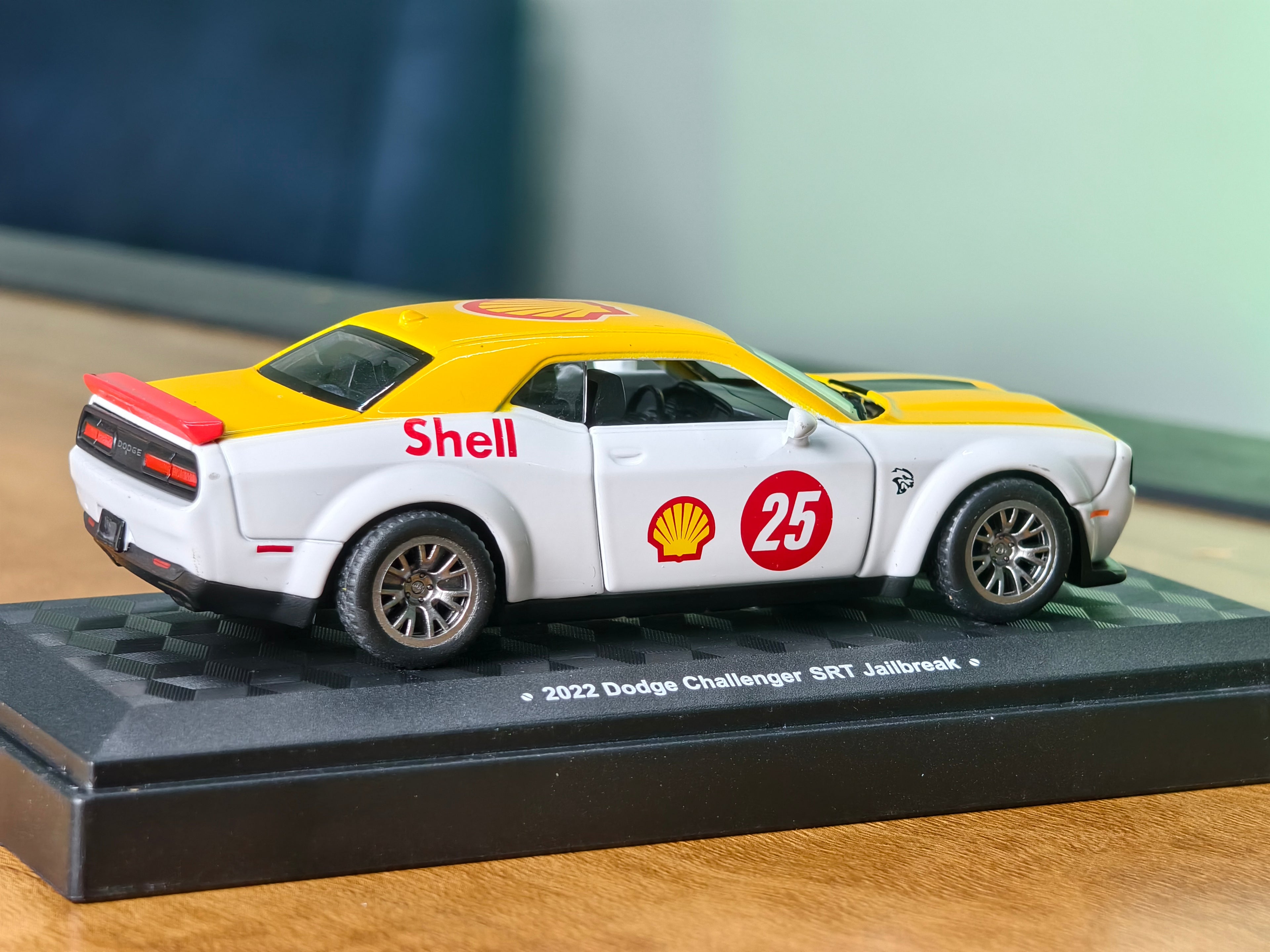 CCA Official Licensed 2022 Dodge Challenger SRT Jail Break Edition 1:44 Scale in Acrylic Box