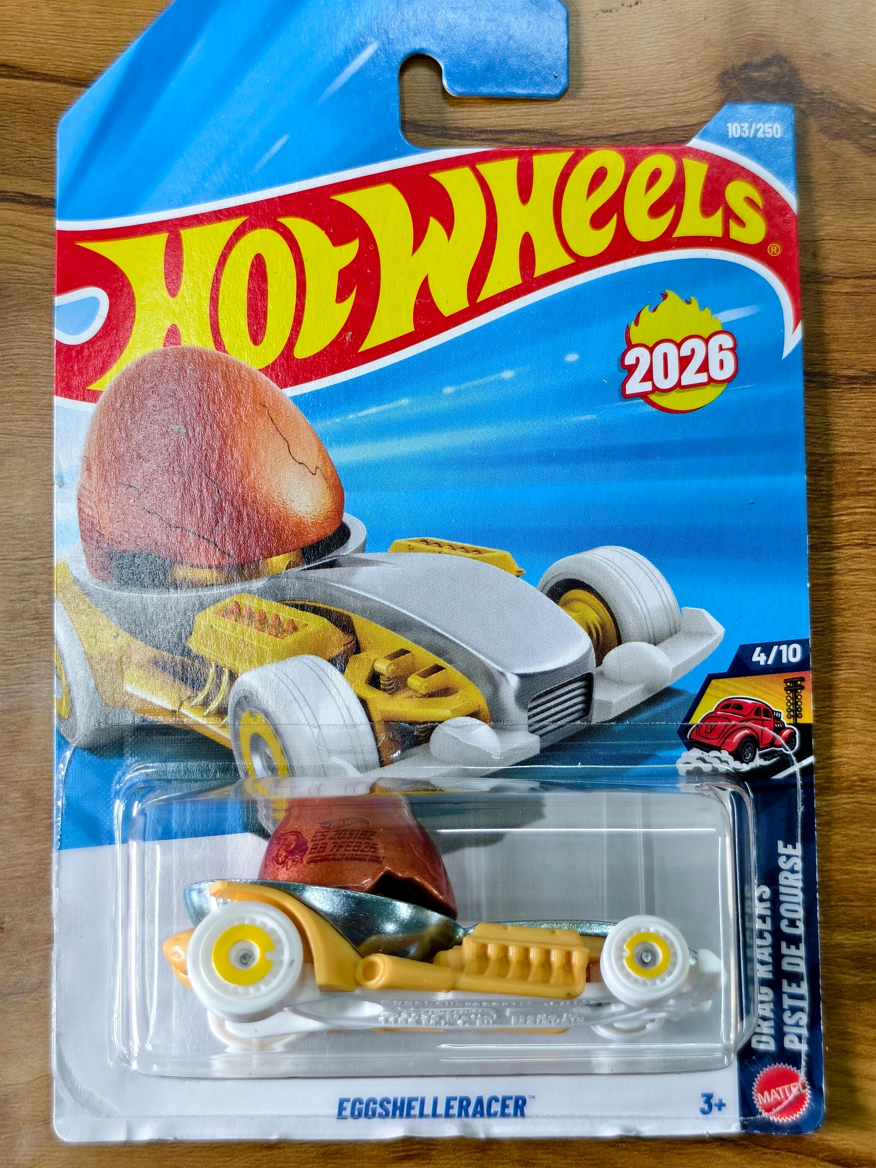 EGGSHELLERACER Imported Hotwheels