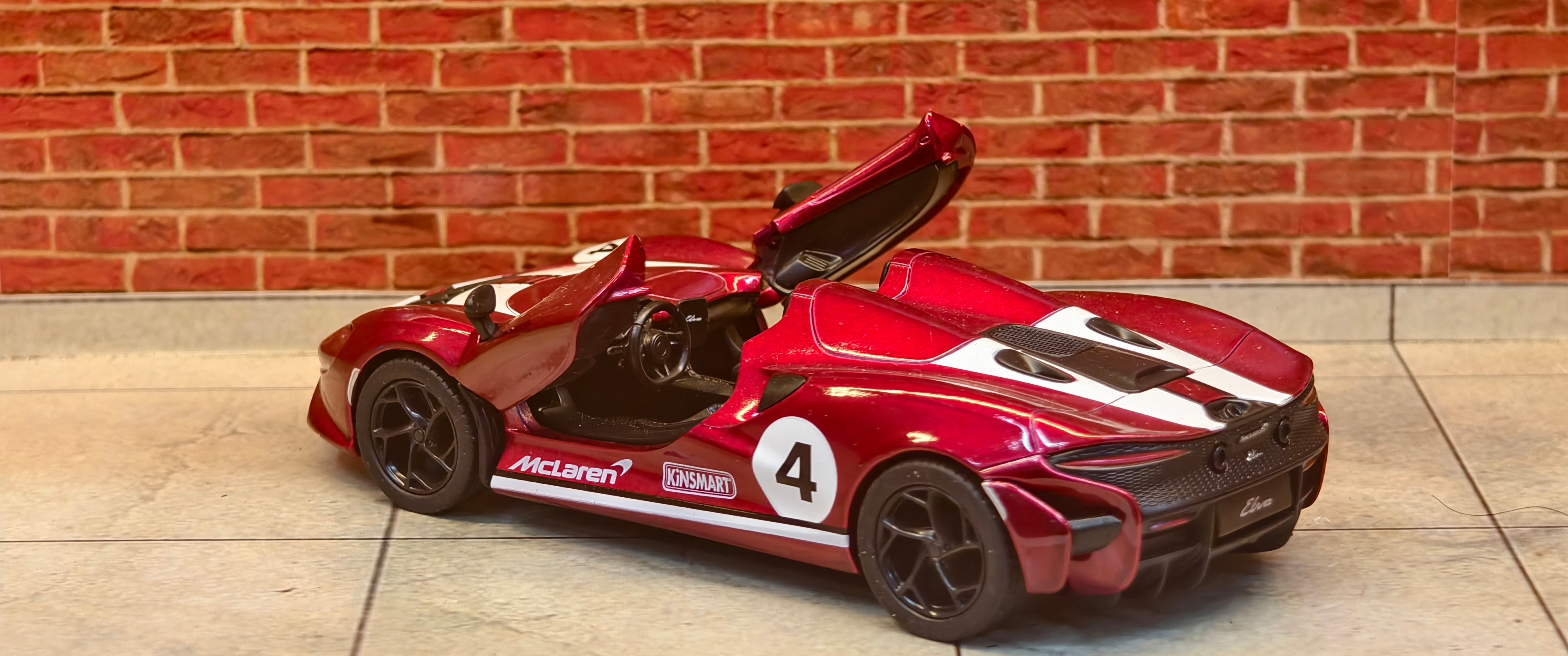 McLaren Elva Livery Edition 1:36 Scale Official Licensed by Kinsmart