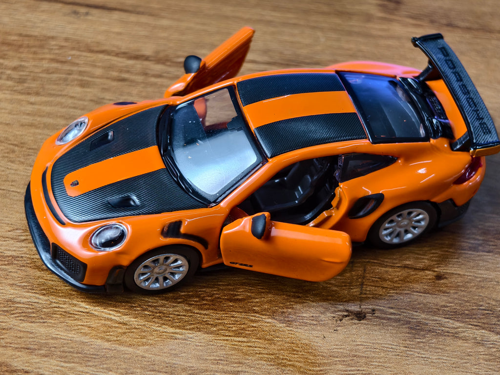 Official Licensed Burago PORSCHE 911 GT2 RS 1:64 Doors Openable Premium Detailing