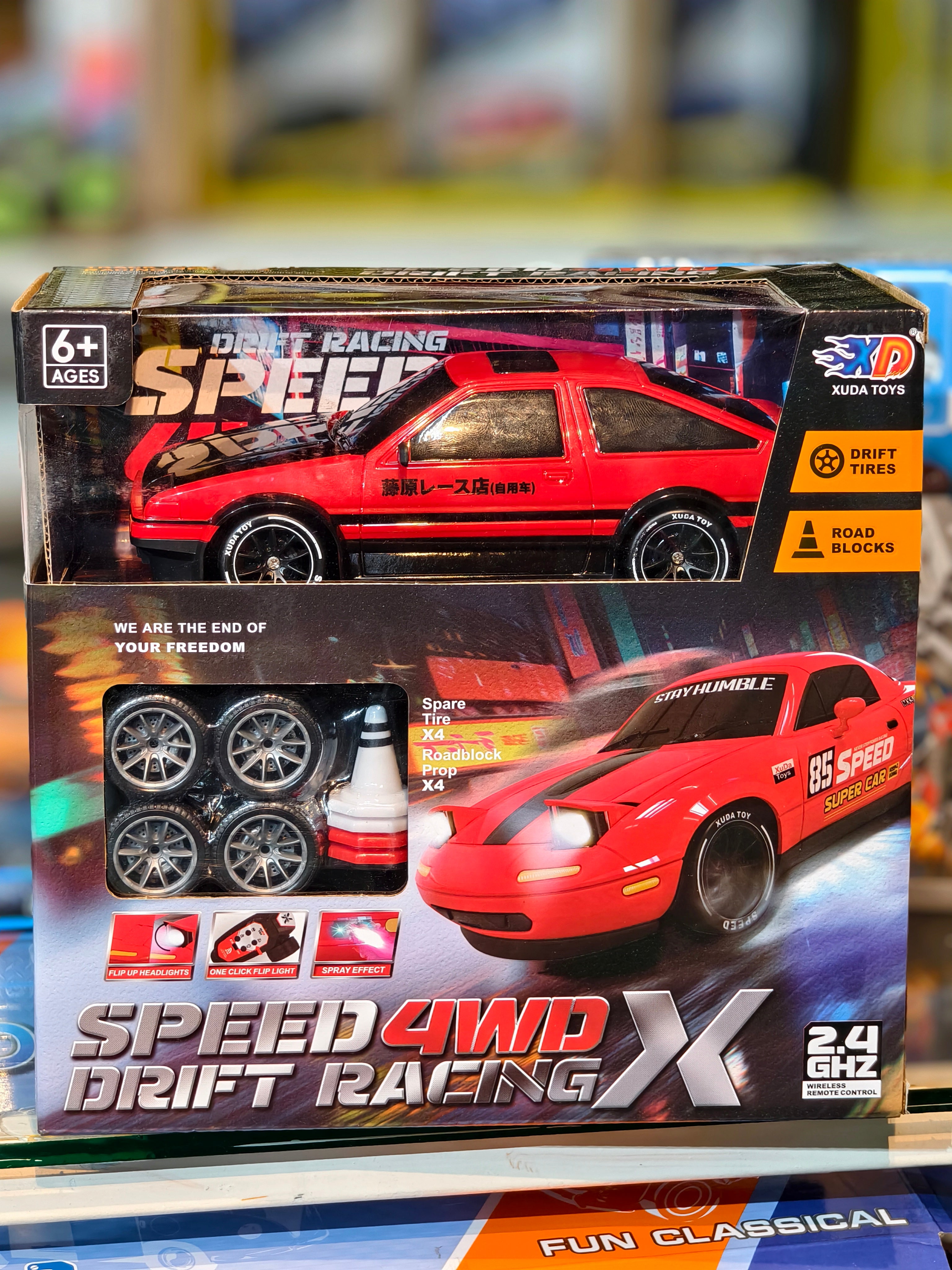 Retro Pop-Up Legends Drift RC Cars 1:16 Scale