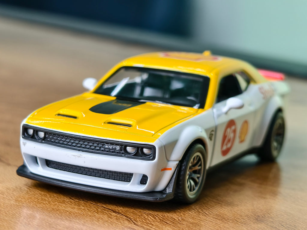 CCA Official Licensed 2022 Dodge Challenger SRT Jail Break Edition 1:44 Scale in Acrylic Box