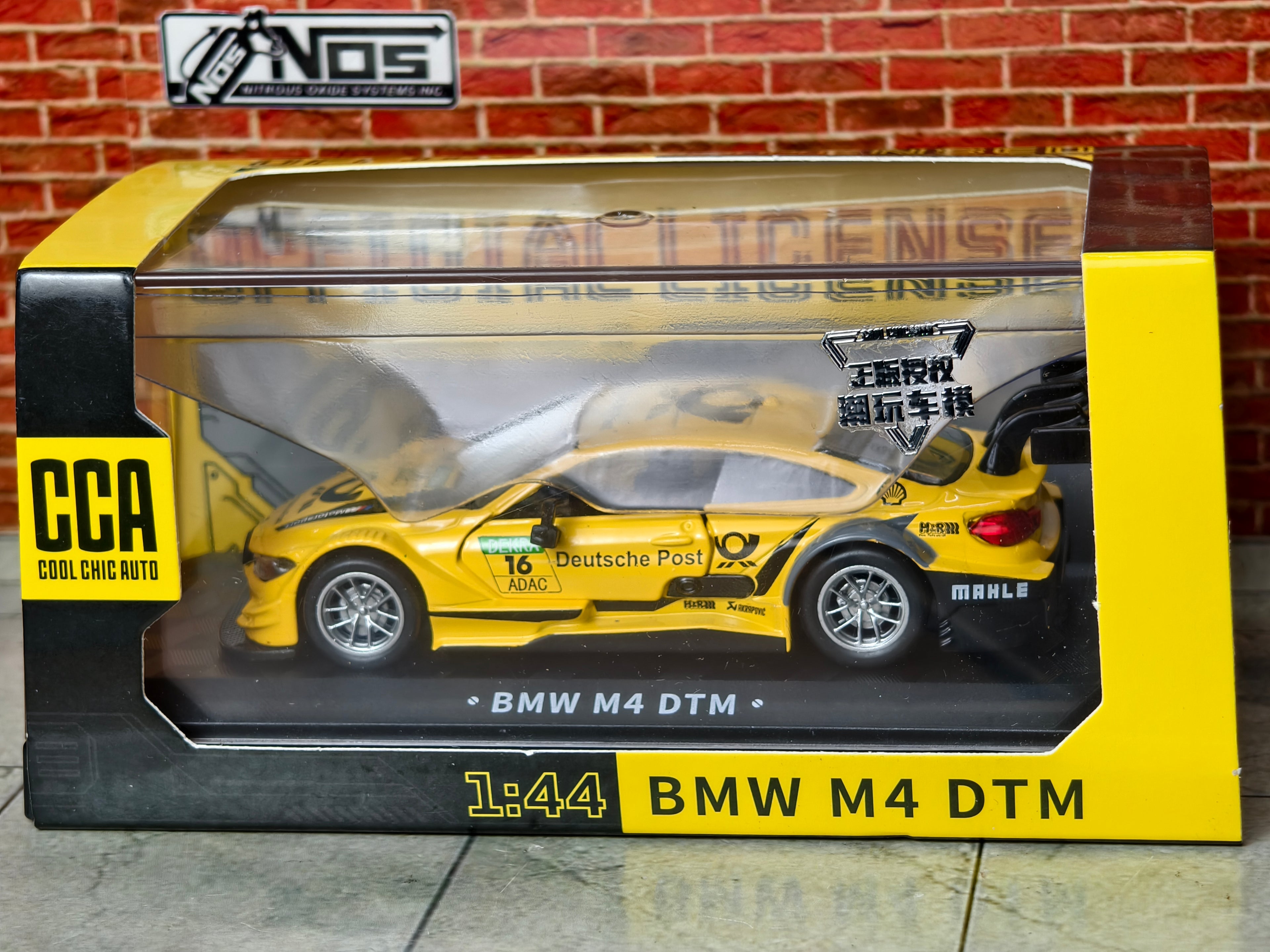 CCA Official Licensed BMW M4 DTM 1:44 Premium Detailed Car in Acrylic Box