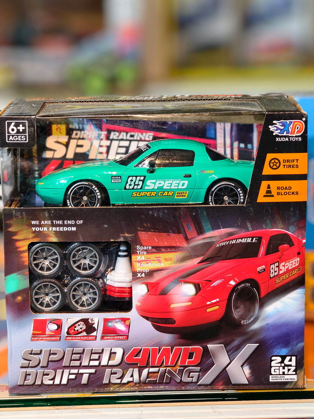 Retro Pop-Up Legends Drift RC Cars 1:16 Scale